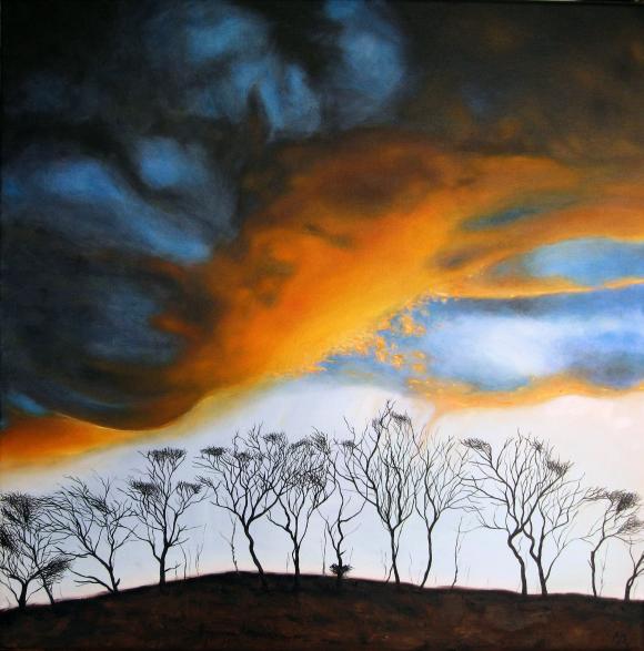 Approaching Dusk nr Uppertown by Martin Davis