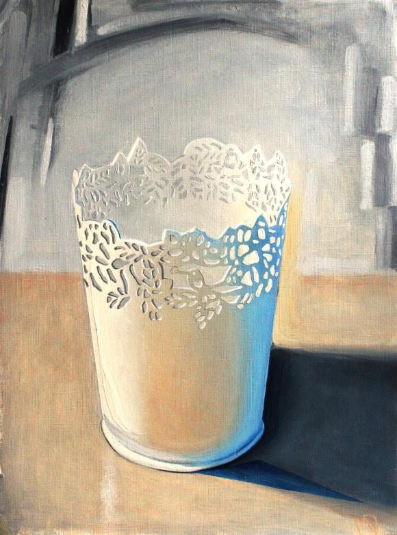 White vessel by Martin Davis