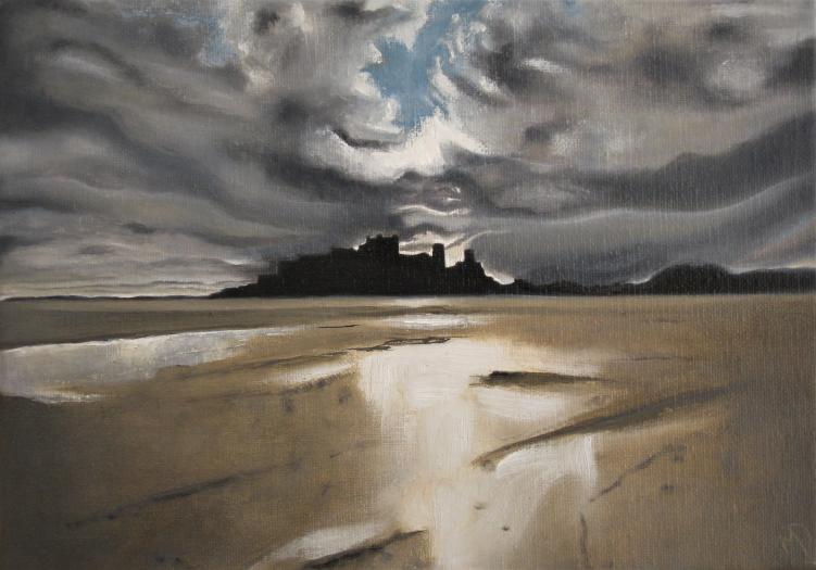 Bamburgh castle by Martin Davis