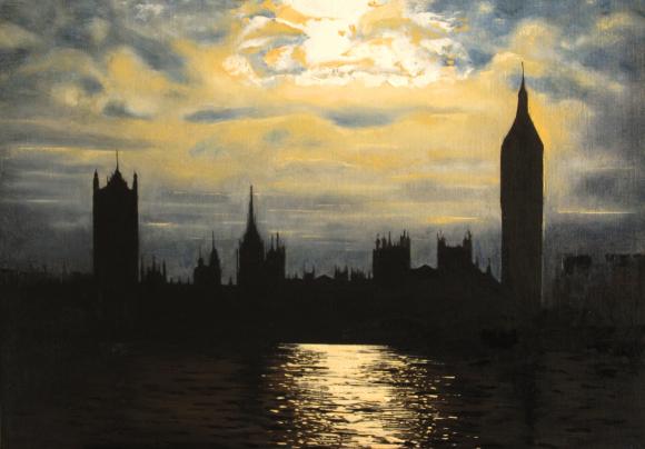The Commons from South Bank by Martin Davis