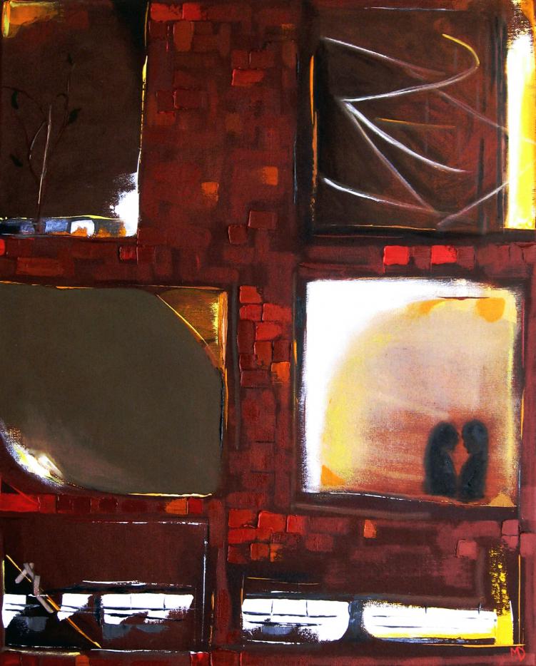 Tenement by the Tracks by Martin Davis